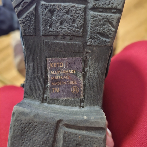 Jellypop boots black size 7 - Picture 4 of 4